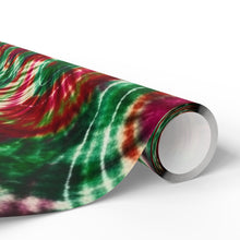 Load image into Gallery viewer, Bright Red and Green Wrapping Paper Holiday Gift Wrap