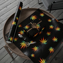 Load image into Gallery viewer, Pot Leaf Gift Wrap Marijuana Wrapping Paper