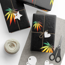 Load image into Gallery viewer, Pot Leaf Gift Wrap Marijuana Wrapping Paper