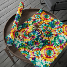 Load image into Gallery viewer, Bright Tie-Dye Wrapping Paper Gift Wrap