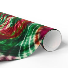 Load image into Gallery viewer, Bright Red and Green Wrapping Paper Holiday Gift Wrap