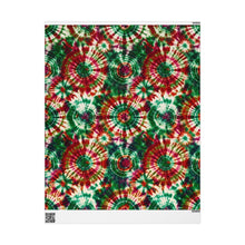Load image into Gallery viewer, Bright Red and Green Wrapping Paper Holiday Gift Wrap