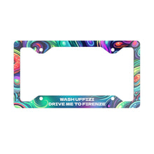 Load image into Gallery viewer, Phish / YEM / WASH UFFIZI DRIVE ME TO FIRENZE / Metal License Plate Frame