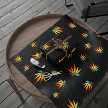 Load image into Gallery viewer, Pot Leaf Gift Wrap Marijuana Wrapping Paper