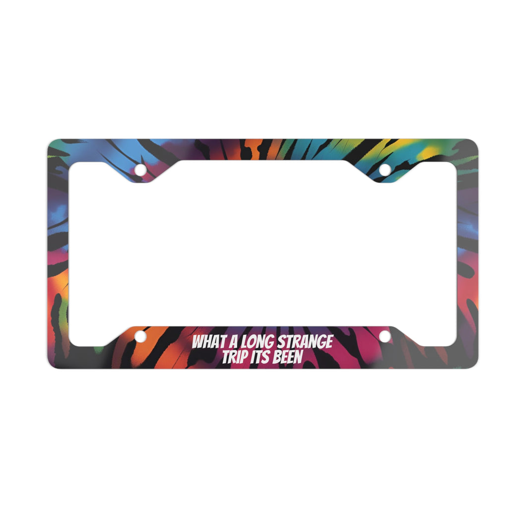 Grateful Dead / Truckin' / What A Long Strange Trip It's Been / Metal License Plate Frame