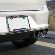 Load image into Gallery viewer, Phish / Lizards / Surrender to the Flow / Metal License Plate Frame