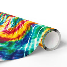 Load image into Gallery viewer, Bright Tie-Dye Wrapping Paper Gift Wrap