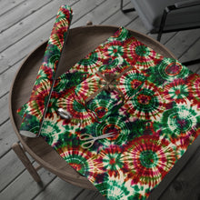 Load image into Gallery viewer, Bright Red and Green Wrapping Paper Holiday Gift Wrap