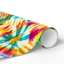 Load image into Gallery viewer, Bright Tie-Dye Wrapping Paper Gift Wrap