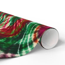 Load image into Gallery viewer, Bright Red and Green Wrapping Paper Holiday Gift Wrap