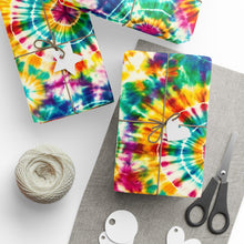 Load image into Gallery viewer, Bright Tie-Dye Wrapping Paper Gift Wrap