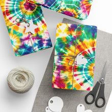 Load image into Gallery viewer, Bright Tie-Dye Wrapping Paper Gift Wrap