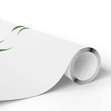 Load image into Gallery viewer, White &amp; Green Pot Leaf Gift Wrap Marijuana Wrapping Paper