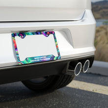 Load image into Gallery viewer, Phish / YEM / WASH UFFIZI DRIVE ME TO FIRENZE / Metal License Plate Frame