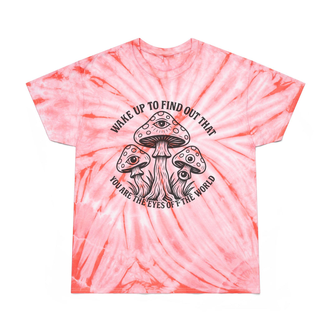 Grateful Dead / Wake Up To Find Out Mushroom / Eyes of the World Tie-Dye T-Shirt