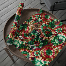 Load image into Gallery viewer, Bright Red and Green Wrapping Paper Holiday Gift Wrap