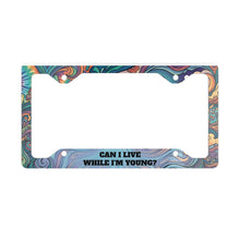 Load image into Gallery viewer, Phish / Chalkdust Torture / Can I Live While I'm Young? / Metal License Plate Frame
