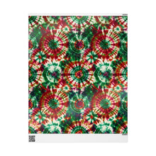 Load image into Gallery viewer, Bright Red and Green Wrapping Paper Holiday Gift Wrap