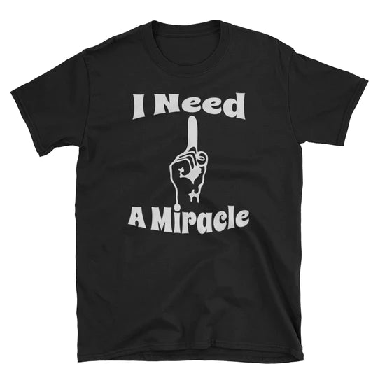 2XL - Grateful Dead / I Need A Miracle Black Short Sleeve T-Shirt
