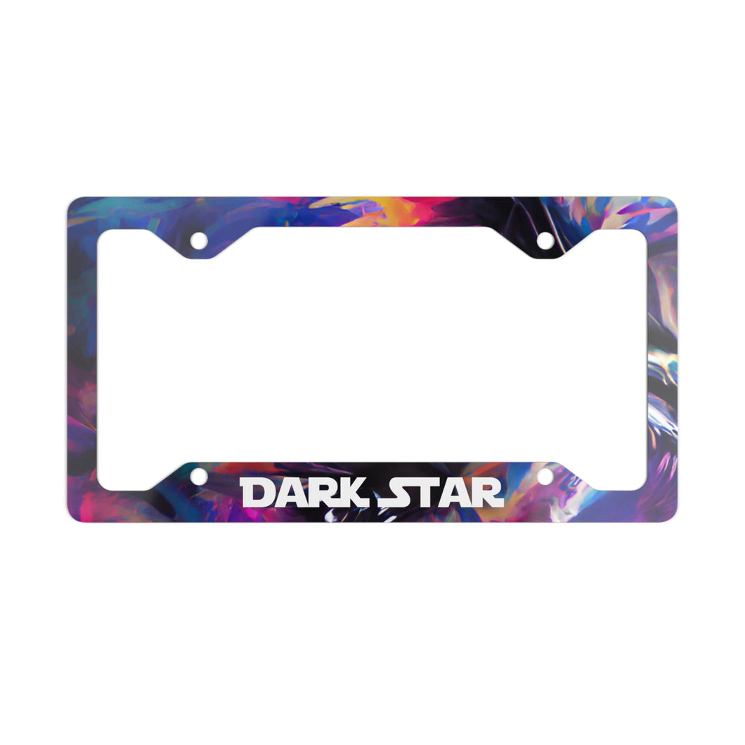 Grateful Dead / Dark Star / Tie Dye Metal License Plate Frame
