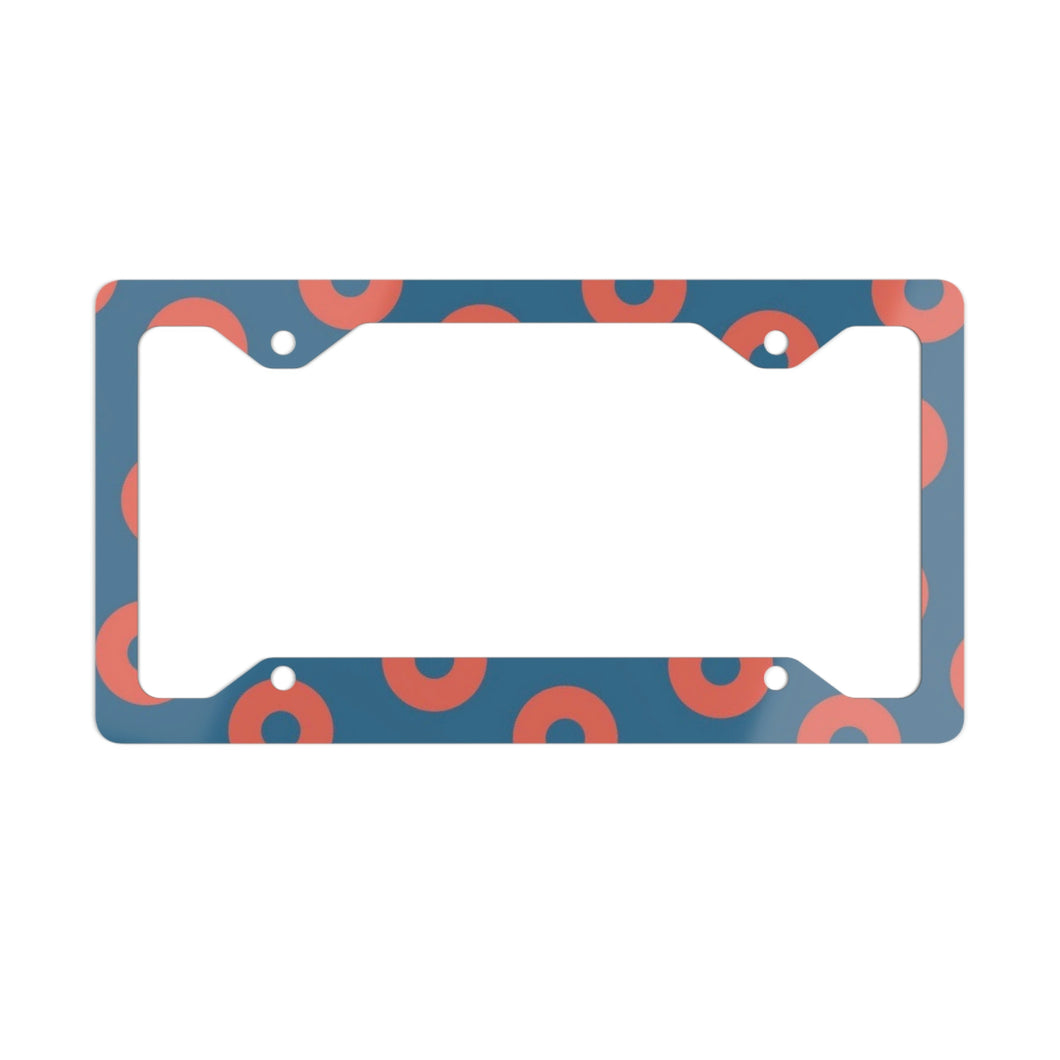 Phish / Donuts / Metal License Plate Frame