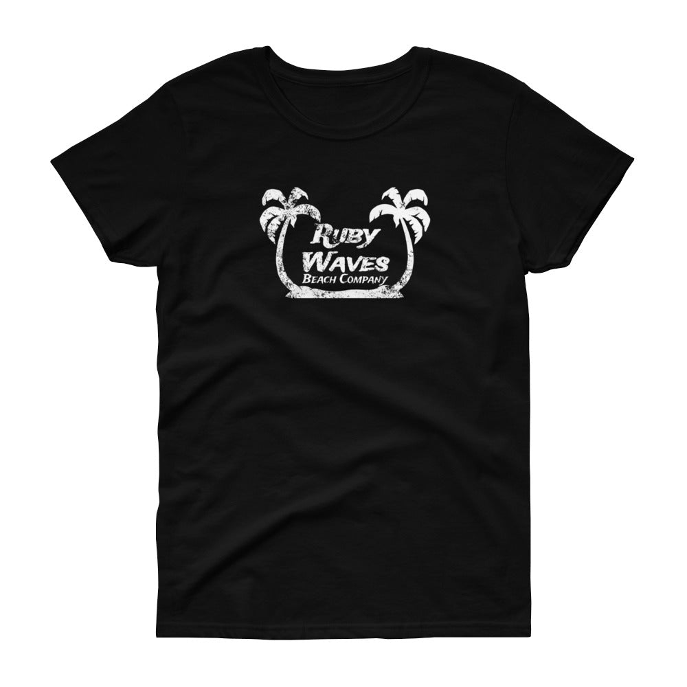 Phish / Distressed Ruby Waves Beach Company Ladies T-Shirt