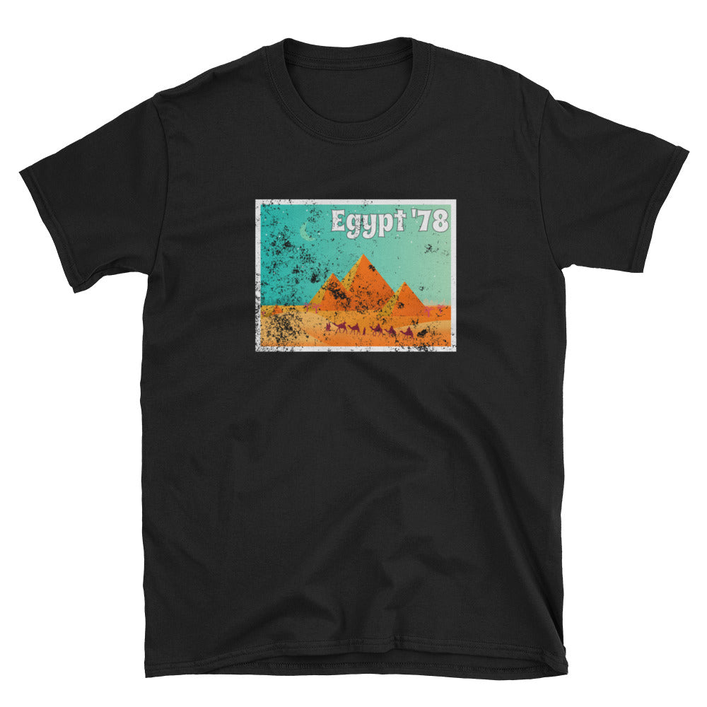 Grateful Dead / Egypt '78 Postcard / Distressed Vintage T-Shirt