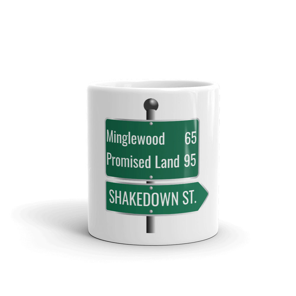 Grateful Dead / Sign Post / Minglewood, Shakedown, Promised Land 11oz Ceramic Mug