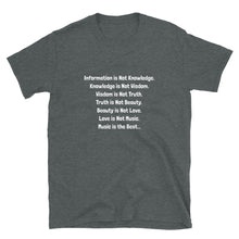 Load image into Gallery viewer, Zappa / Music is the Best / Short-Sleeve T-Shirt