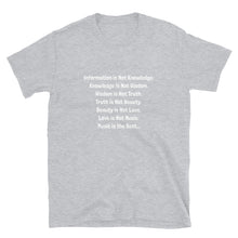 Load image into Gallery viewer, Zappa / Music is the Best / Short-Sleeve T-Shirt